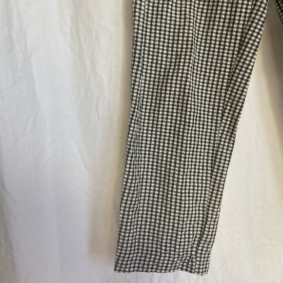 Free People Checkered Pant with Tie and Zipper Size 2 - Picture 4 of 11